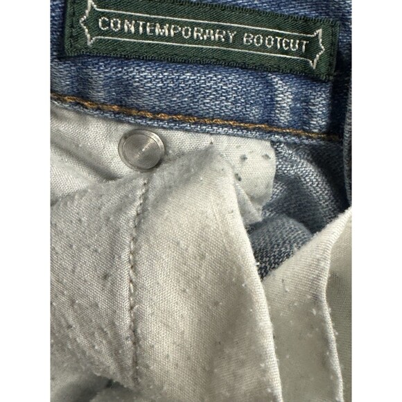 Lauren Jeans Co. By Ralph Lauren Bootcut Jeans Light Wash Mid Rise Size 6 Preppy - Picture 4 of 9